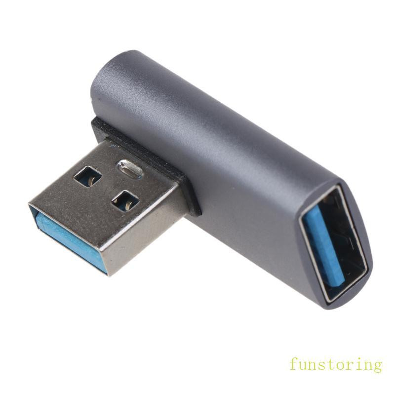 FUN Góc Phải 90 Độ USB Nữ Sang USB 3 0 Nam Chuyển Đổi USB Adapter Cho PC
