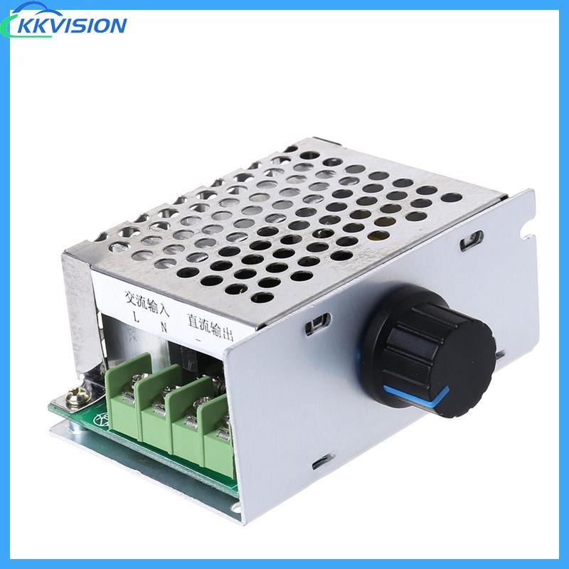 Kkvision Đầu vào AC 220V cho đầu ra DC 10-210V PWM 220V cho bộ điều khiển tốc độ động cơ bàn chải DC