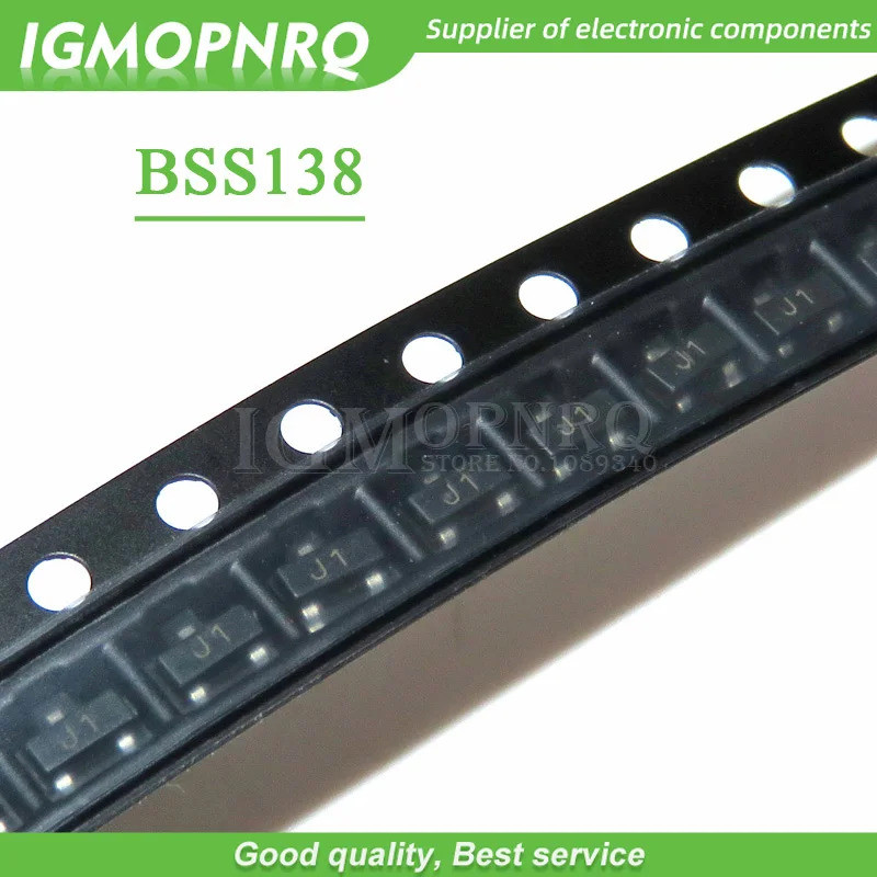 100 chiếc BSS138 MOSFET N-CH LOGIC SOT23-3 mới nguyên bản