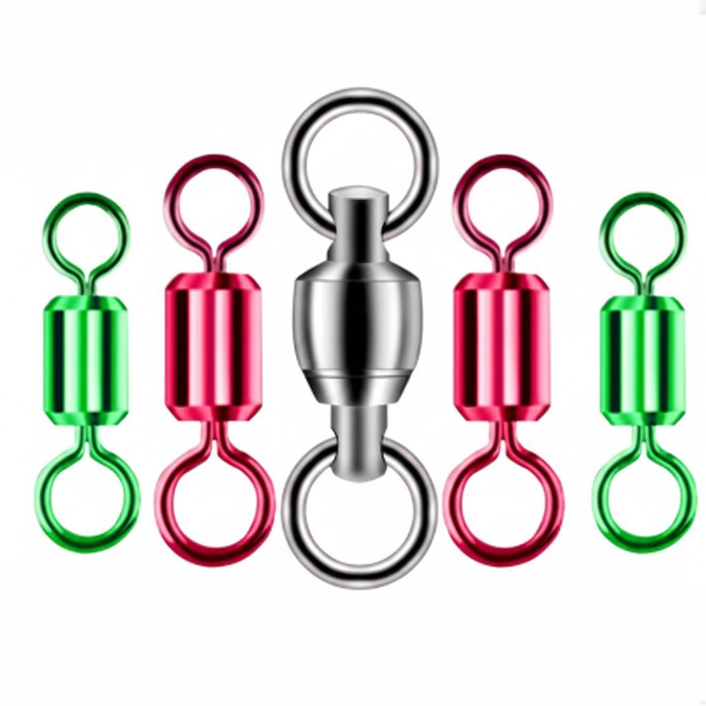 Khóa số 8 và mani số 8, phụ kiện câu cá đài hình số 8 - Săn hàng AA68 taphoamoicauca