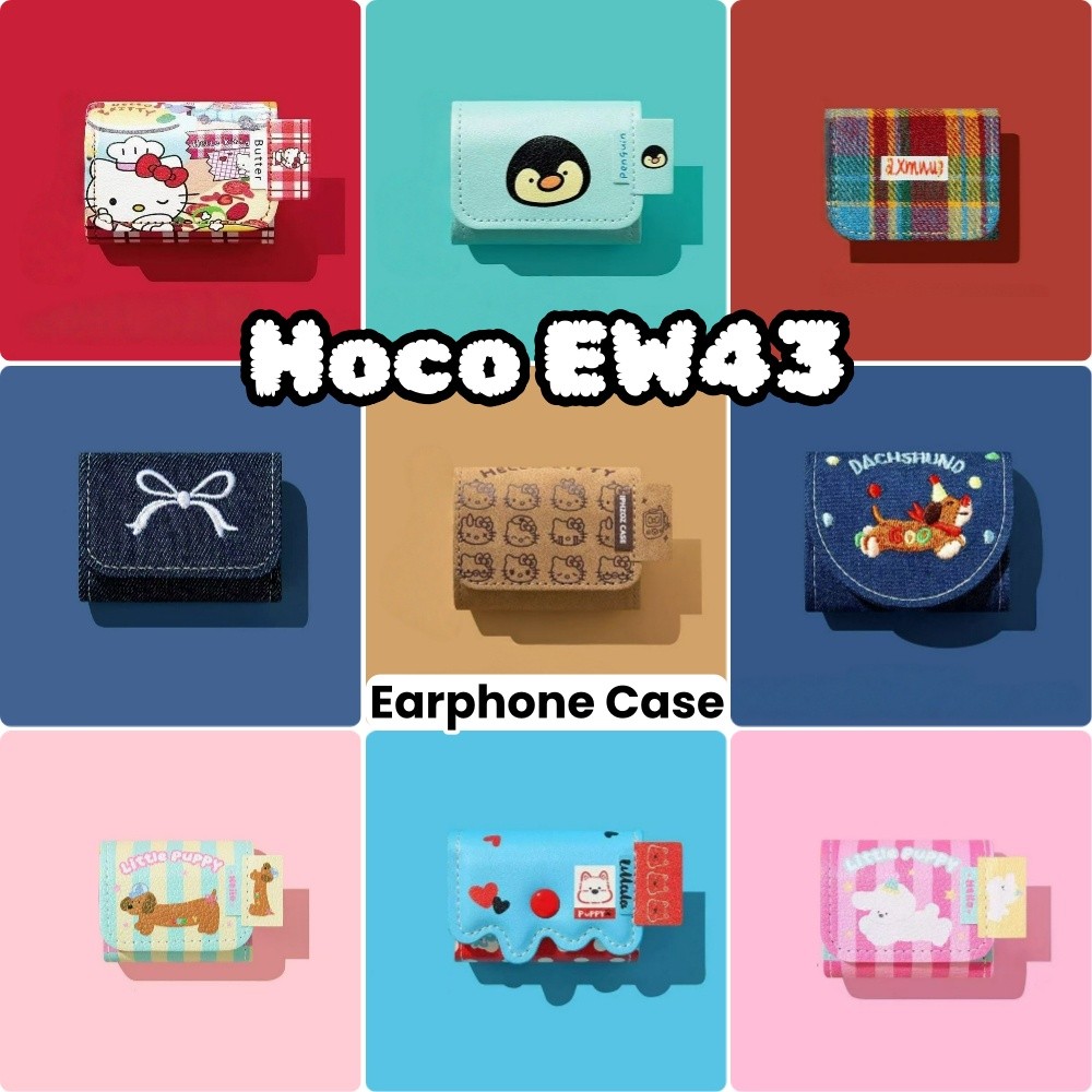 Dành Cho Hoco EW43 Ốp Lưng Hoạt Hình Dễ Thương Dệt Hàng Thủ Công Vỏ Tai Nghe