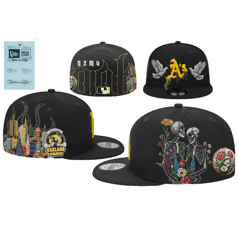 Mũ Hip Hop Oakland Điền Kinh 59FORY Vành Phẳng Trendy