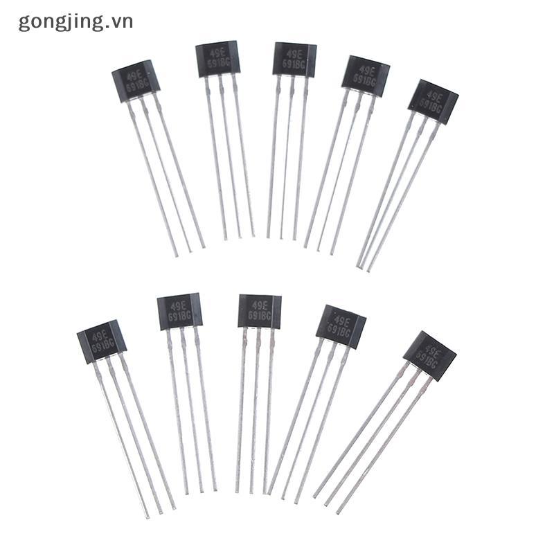 Gongjing 10 Chiếc Hall element 49E OH49E SS49E Cảm Biến Tuyến Tính Hall Cảm Biến VN