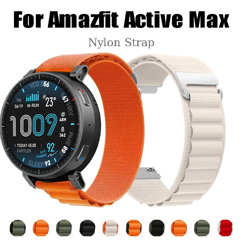 Dây Nylon Cho Amazfit Active Max Sport Alpine Vòng Dây Đeo Cho Amazfit Active Max Thay Thế Dây Đeo T