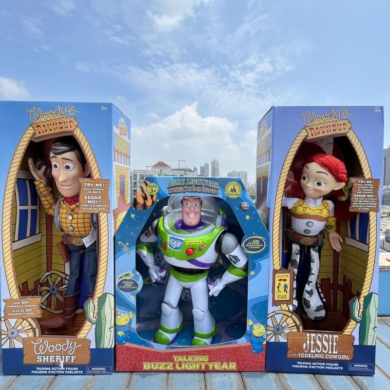 Câu chuyện đồ chơi Talking Woody Doll Cowboy Woody Long Triss Full Set Búp bê trẻ em