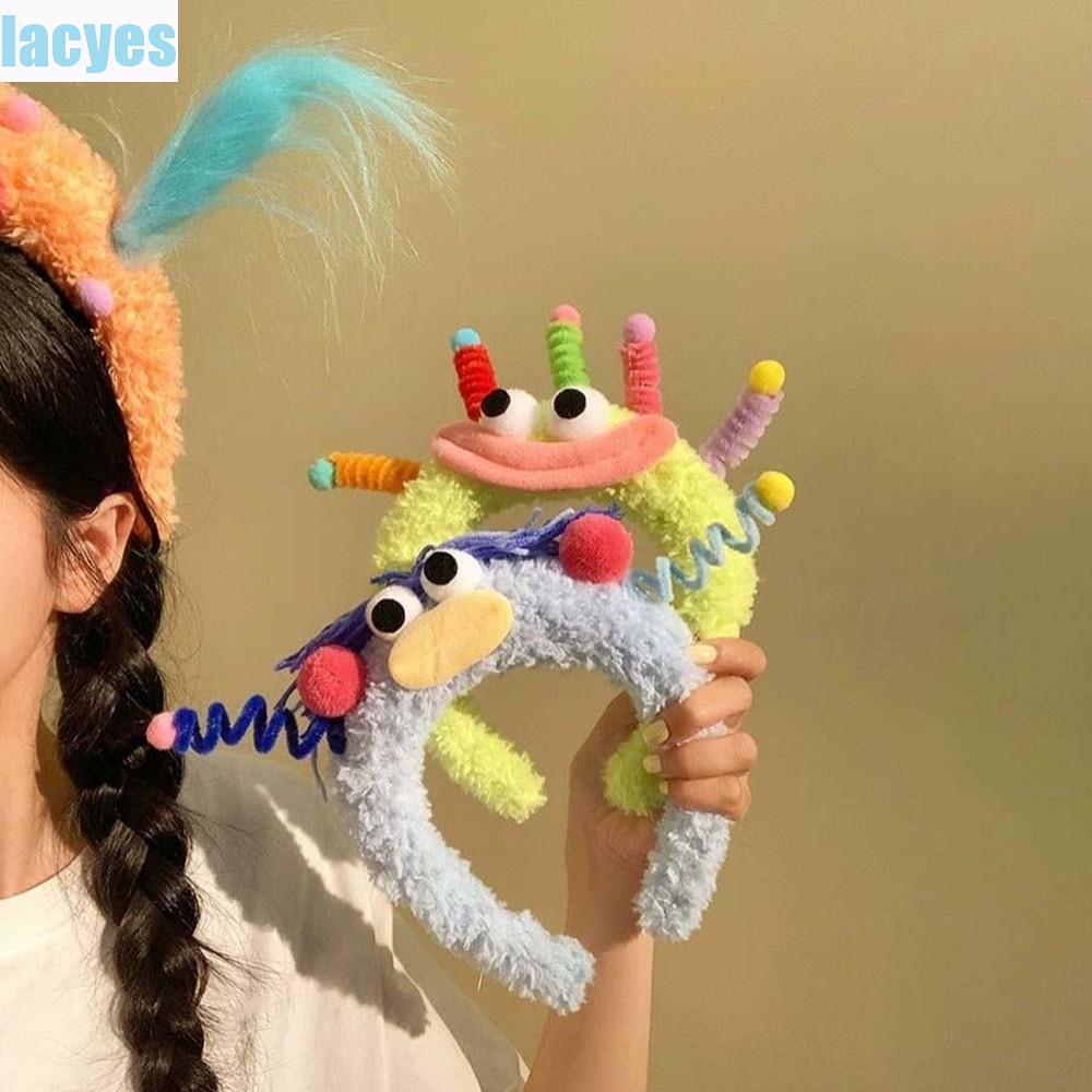 LACYES Big Eyes Plus Headband - Vòng buộc tóc nhiều màu sắc, phù hợp làm quà tặng