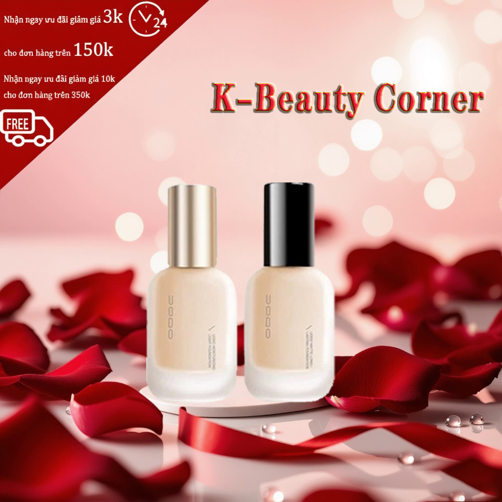 Kem Nền UODO 30ml Chống Nước - Kiềm Dầu Hiệu Quả, Che Khuyết Điểm, Lớp Nền Bền Đẹp