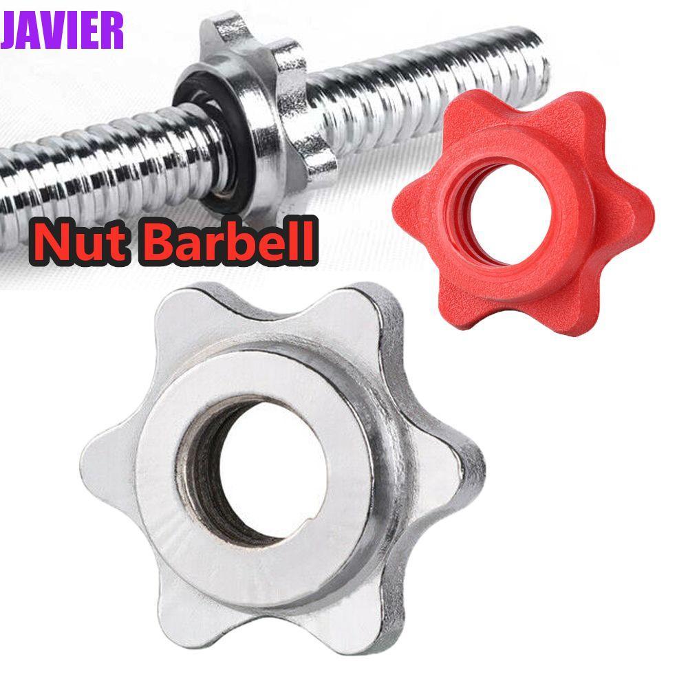 JAVIER Dumbell Đai Ốc Thép Chắc Chắn Bền Dumbell Phụ Kiện Bảo Vệ An Toàn Khóa Xoay Kẹp Dumbell Lục G
