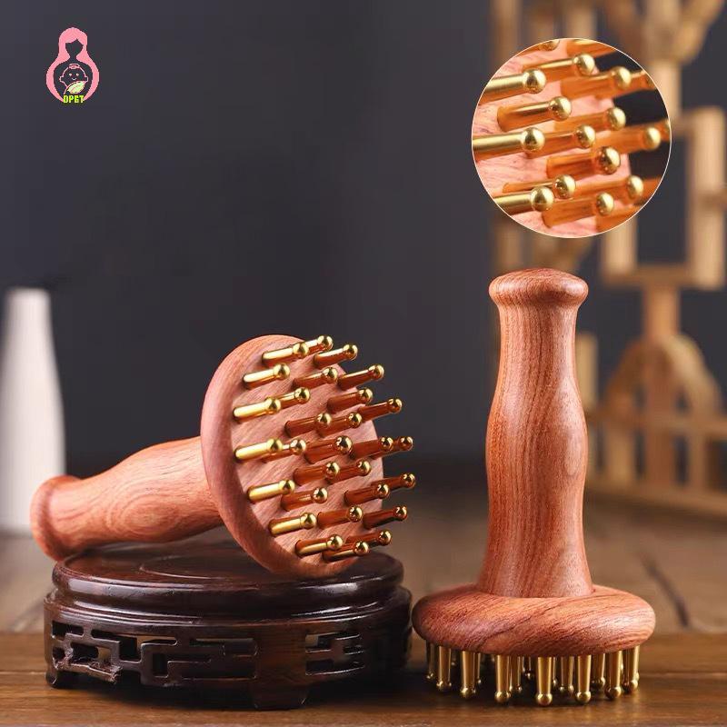 [DPGT] Dụng cụ massage Gua Sha bằng gỗ cầm tay Đầu Ne Leg Body Meridian Massage bạch huyết Giảm đau 