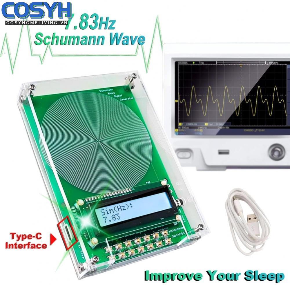 <cosyh>7.83Hz Resonance Adjustable 0.1Hz-30kHz Range Portable Travel Friendly