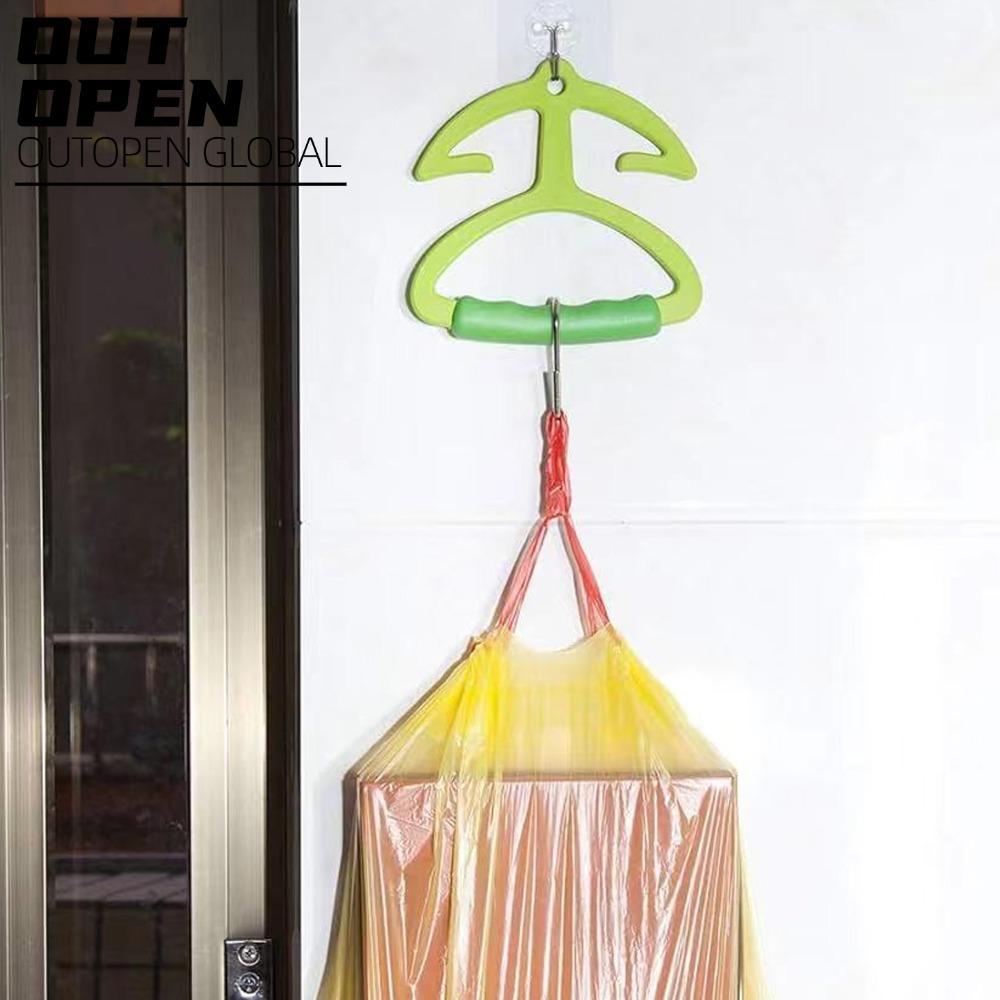 OUTOPEN 2 Chiếc Túi Đựng Tay Cầm, Màu Xanh Lá Cây 80lbs Tải Túi Tạp Hóa, Dễ Dàng Cầm Mềm Tay Cầm Chị