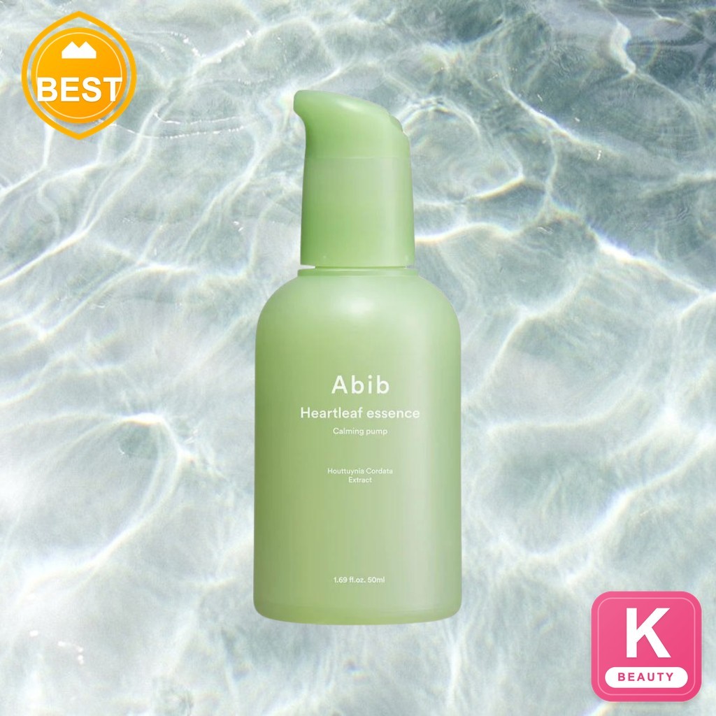 [Abib] Máy bơm làm dịu tinh chất lá tim 50ml / Serum tinh chất Hàn Quốc / Dung dịch chăm sóc da / Ch