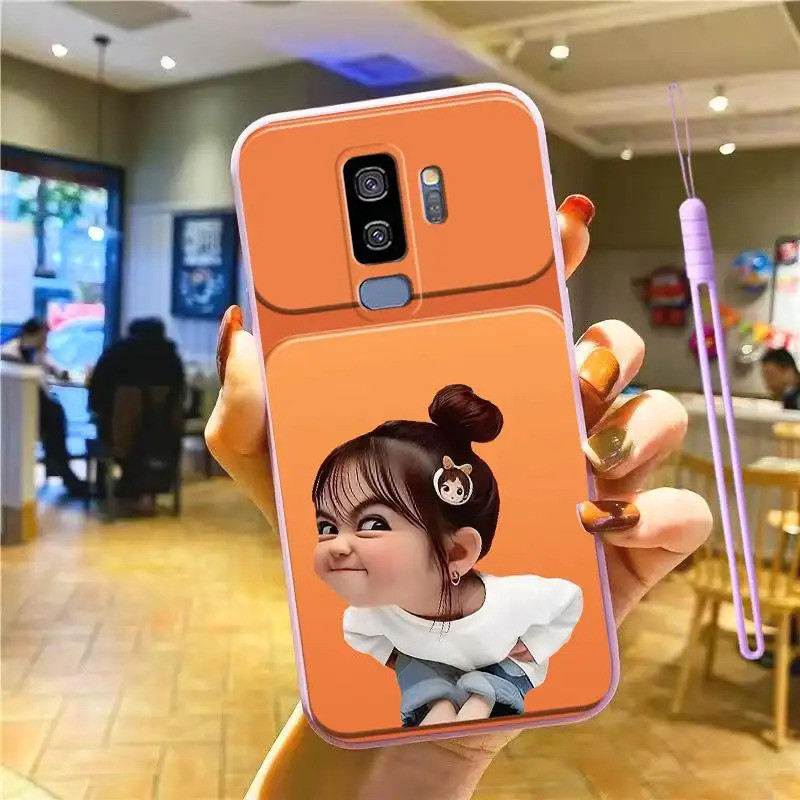 Ốp Lưng Cho Samsung S9 S9 PLus S8 S8 PLus S10 S10 PLus CellPhone Case silicon Mate Casing Angle Eyes