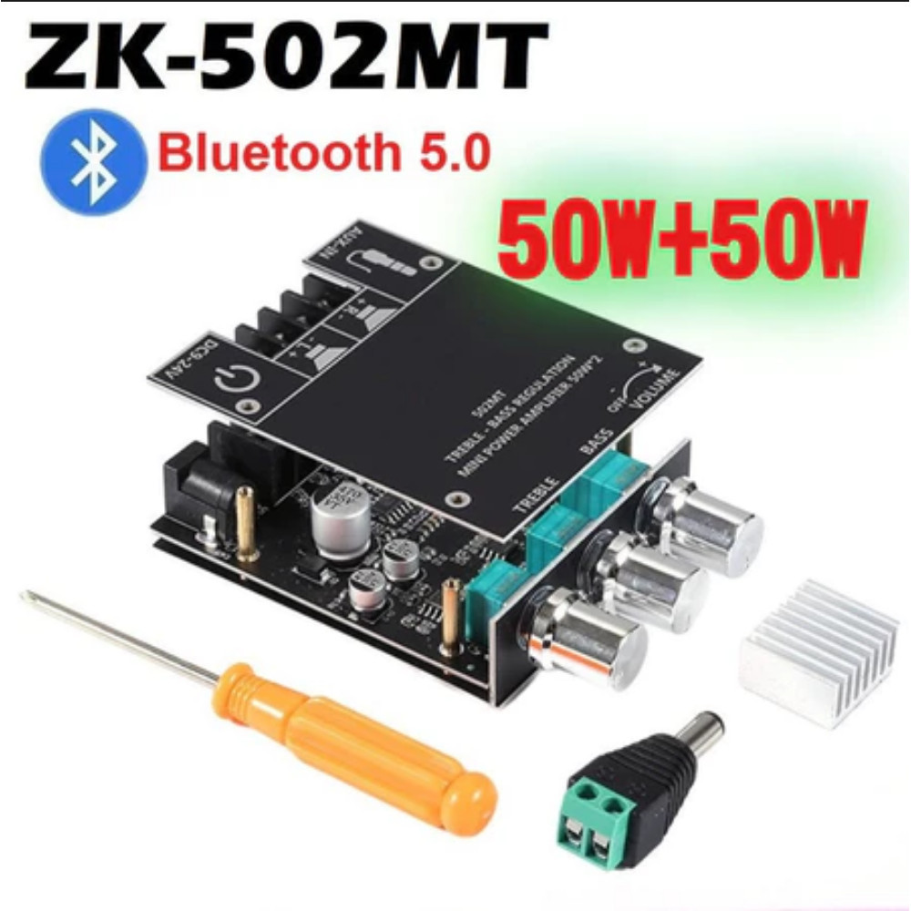 【COD】ZK-502MT Mạch Khuếch Đại Bluetooth | Hỗ Trợ APP Wuzhi - Phiên Bản DIY
