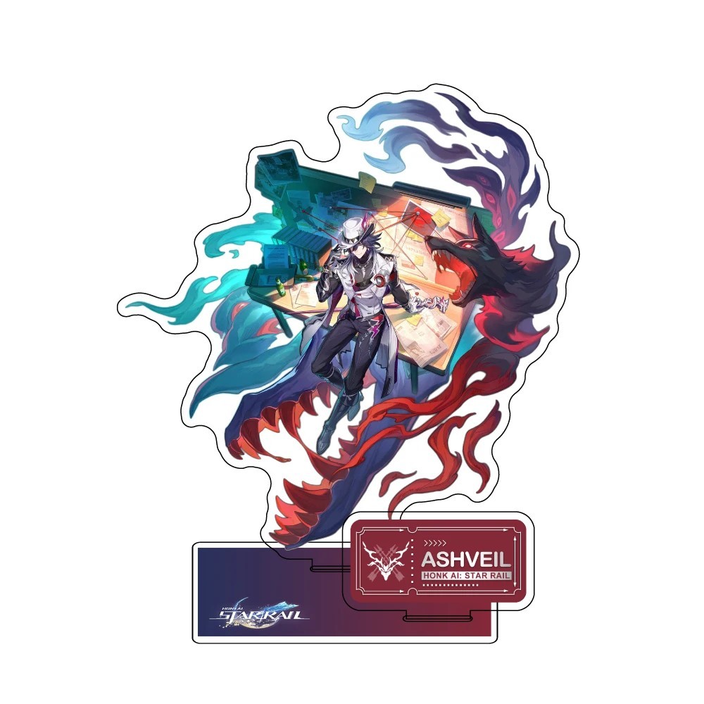 Standee Honkai Star Rail Mô Hình Mica Nhân Vật Ashveil Hyacinthia Cifera Castorice Anaxagoras Trang 