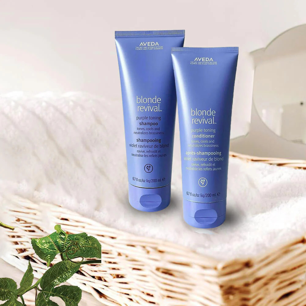 Dầu xả bảo vệ màu tím Aveda Aveda 200ml Loại bỏ màu vàng Làm sáng màu mềm Chăm sóc da20260308