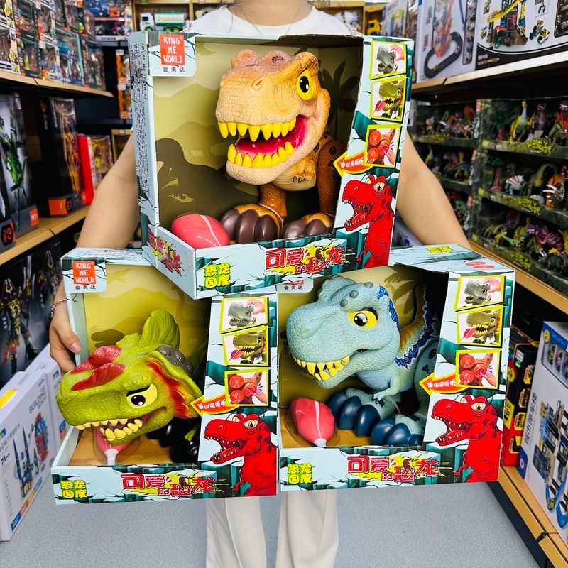 Khủng long kỷ Jura Dilophosaurus Barking King Dragon Velociraptor Joint Di chuyển thế giới