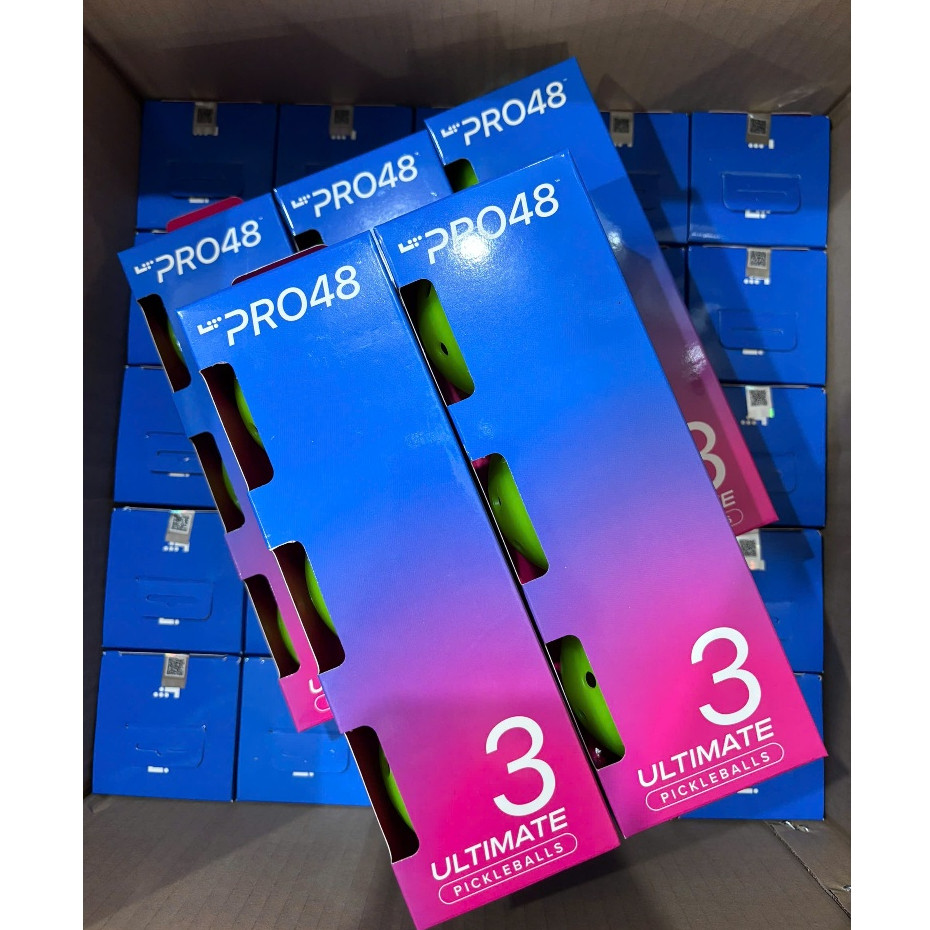 Combo 5 - 10 Hộp Bóng Pickleball LT Pro 48 (Life Time) 3 Quả Chính Hãng - Bóng Thi Đấu Chính Thức Gi