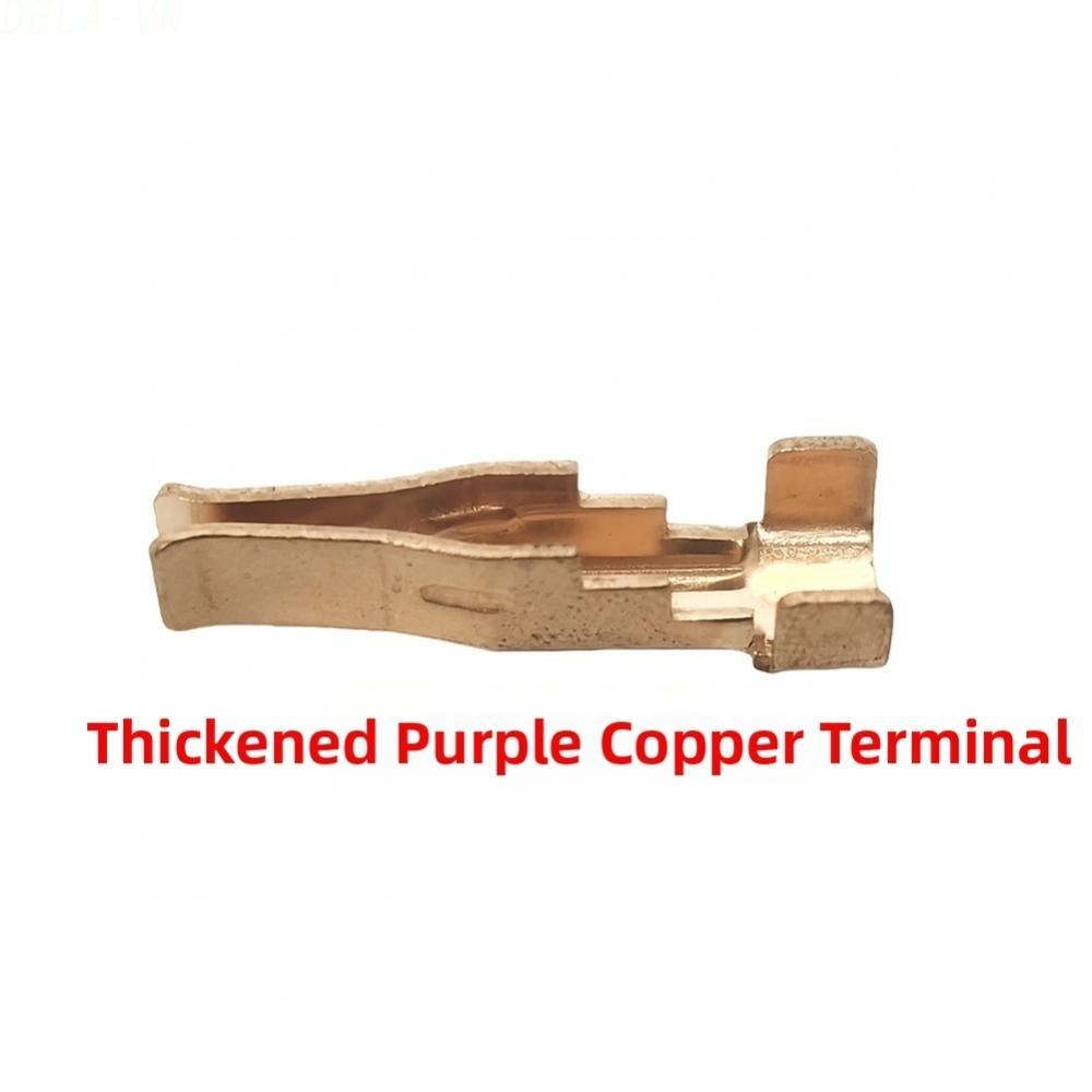 Red 8AWG 10AWG Power Cord Tinned Copper Wire with Flexible Silicone Elbow Design#DELA