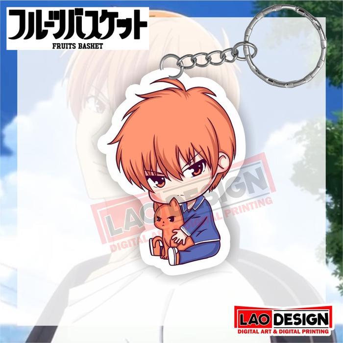 Gantungan Kunci Kyo Sohma Fruits Basket - Gantungan Kunci Akrilik - Gantungan Kunci Anime - Gantunga