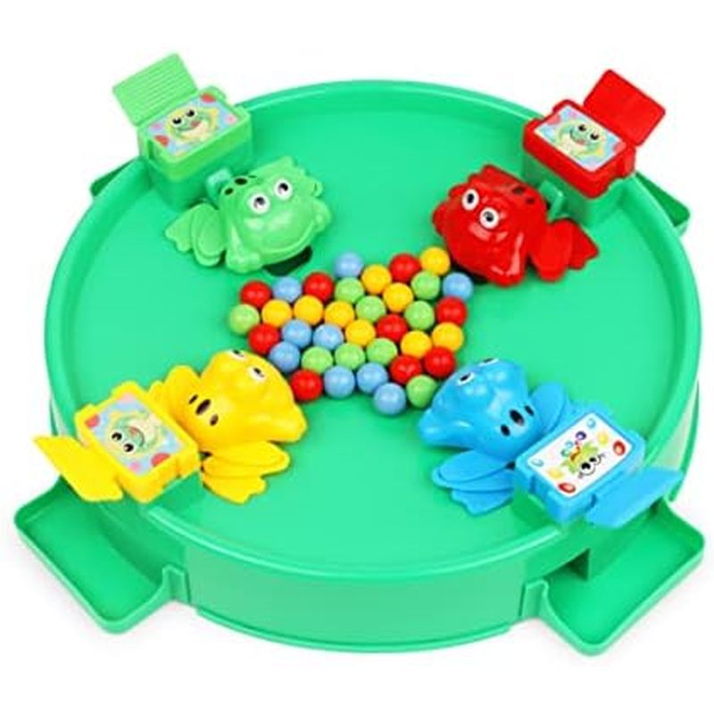 Toyzone Ếch Ăn Đậu Game-4 Người Chơi-61038, Ăn Đậu, Trò Chơi Ếch Đói Cho Trẻ Em, Trò Chơi Nhiều Ngườ