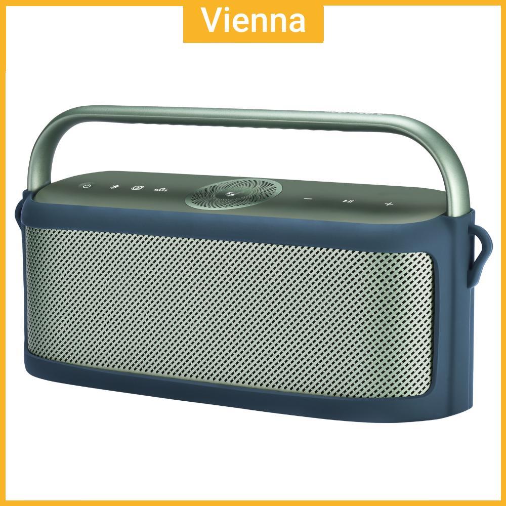 Vỏ silicon Vỏ bọc da chống rơi Vỏ loa tương thích Bluetooth có dây đeo vai Tương thích với Anker Sou