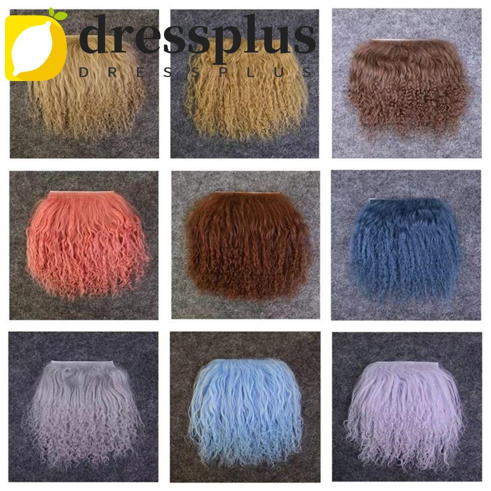 DRESSPLUS BJD Hair Row, Tóc Giả Bjd Doll BJD Hair Wefts, Blyth Doll Tóc Giả Móc Handmade DIY Hair We