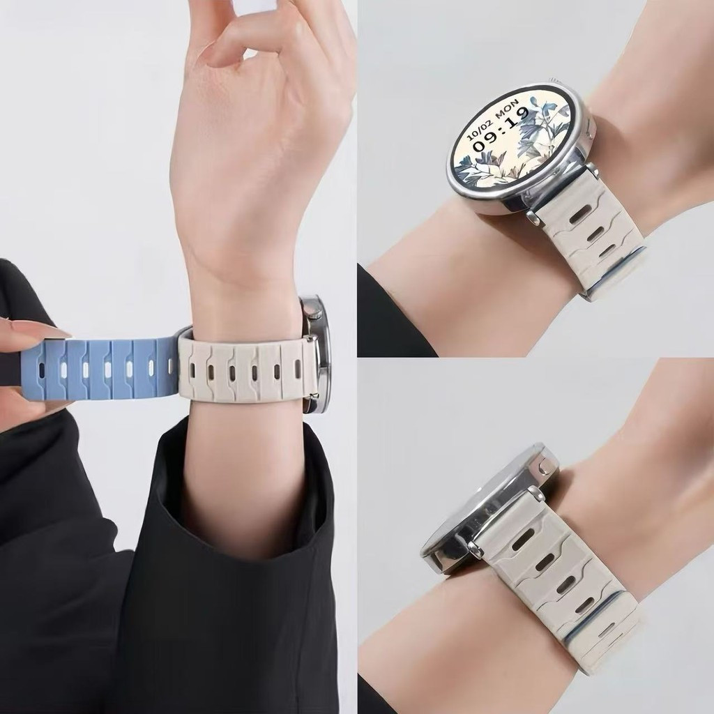 Dây đeo silicon từ tính 22mm cho Mibro Watch GS Pro2 Active2 Lite 3 Pro A1 A2 A3 X1 T2 C3 C4 T2 Lite