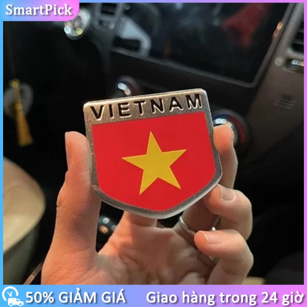 Tem nhôm cờ Việt Nam dán xe máy tay ga Vision Lead Tem nhôm cờ Việt Nam，Sử dụng băng dính 3M chắc ch