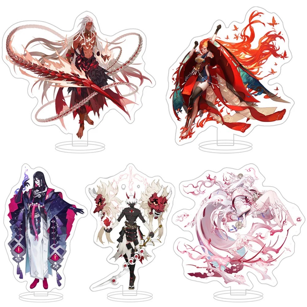 Standee Onmyoji Âm Dương Sư mô hình acrylic mica nhân vật SSR SP Kagura Kaguya Yuki Onna trang trí b