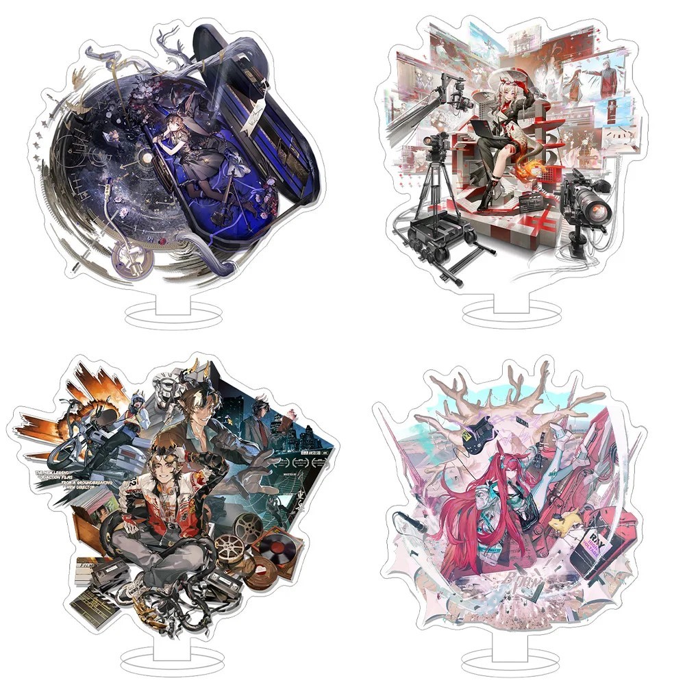 Standee Arknights Mô hình Acrylic Skadi Mlynar Chongyue Texas Trang trí bàn học Quà tặng Anime Game 