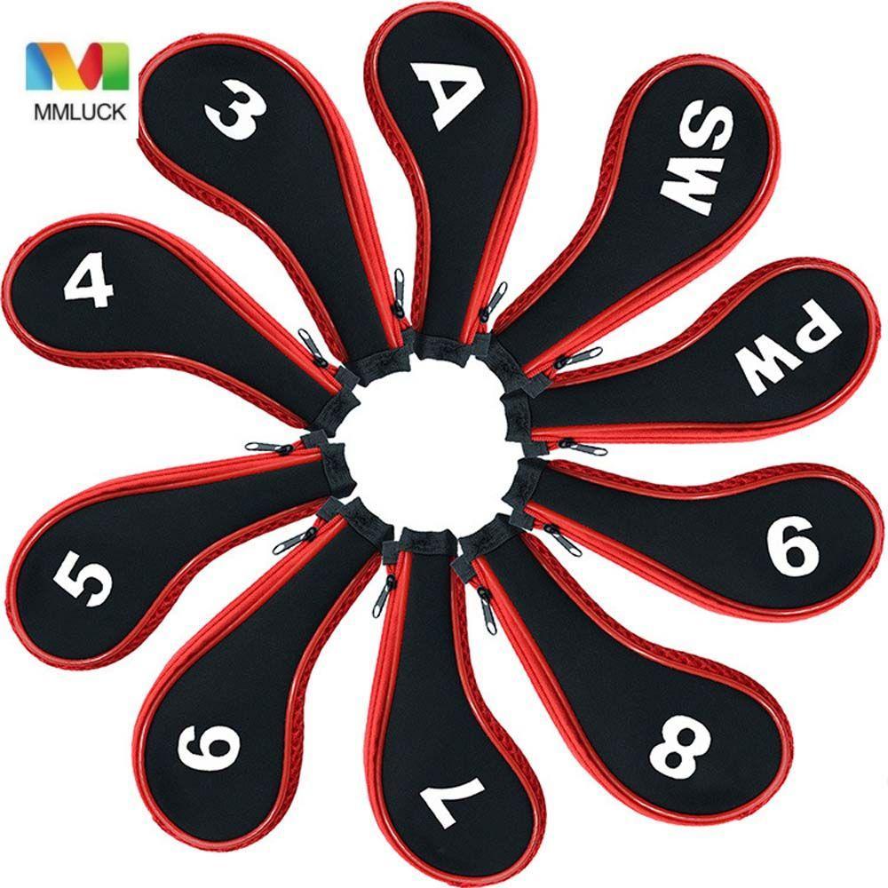 MMLUCK Golf Head Cover - Bộ vỏ bảo vệ gậy golf đa năng cho iron, pitching wedge, sand wedge và putte