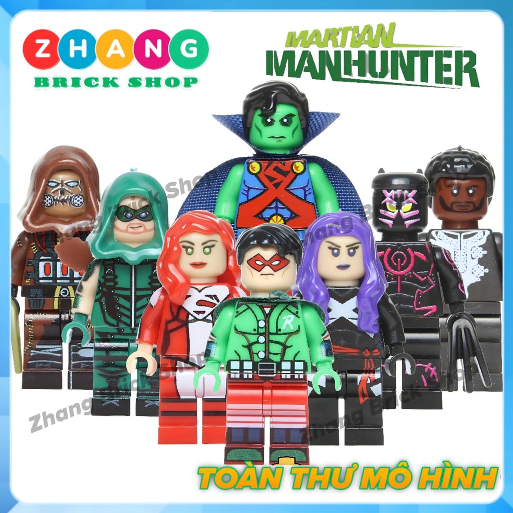 Mô hình nhân vật Black Panther Scarecrow Lana Lang Superwoman Psylocke Robin Green Arrow POGO PG8153