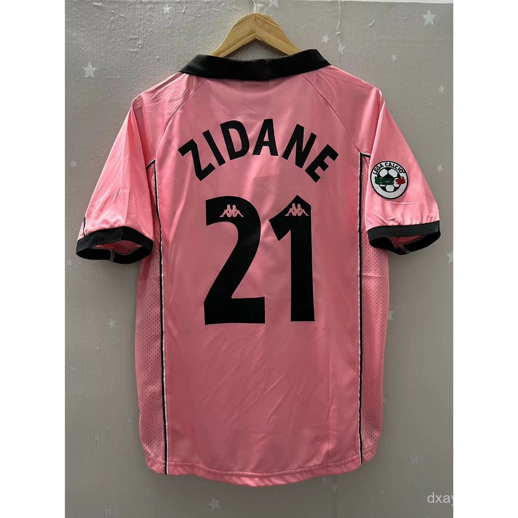 97-98 Juventus Retro Jersey Chất Lượng Hàng Đầu Sân Khách Áo Bóng Đá Tùy Chỉnh Áo Bóng Đá DEL PIERO 