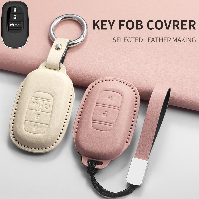 Honda Civic FE HRV 2024 2025 Accord crv Keyless / Push Start Mới Từ Xa Da Ô Tô Chìa Khóa Bao Da Civi