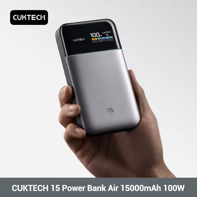 [Nguyên Seal - BH 18TH] Bộ Sạc Cuktech 15 Air PB150S 2C1A | Pin Silicon Carbon | GaN Tech | 100W output Max | BigBuy360 - bigbuy360.vn