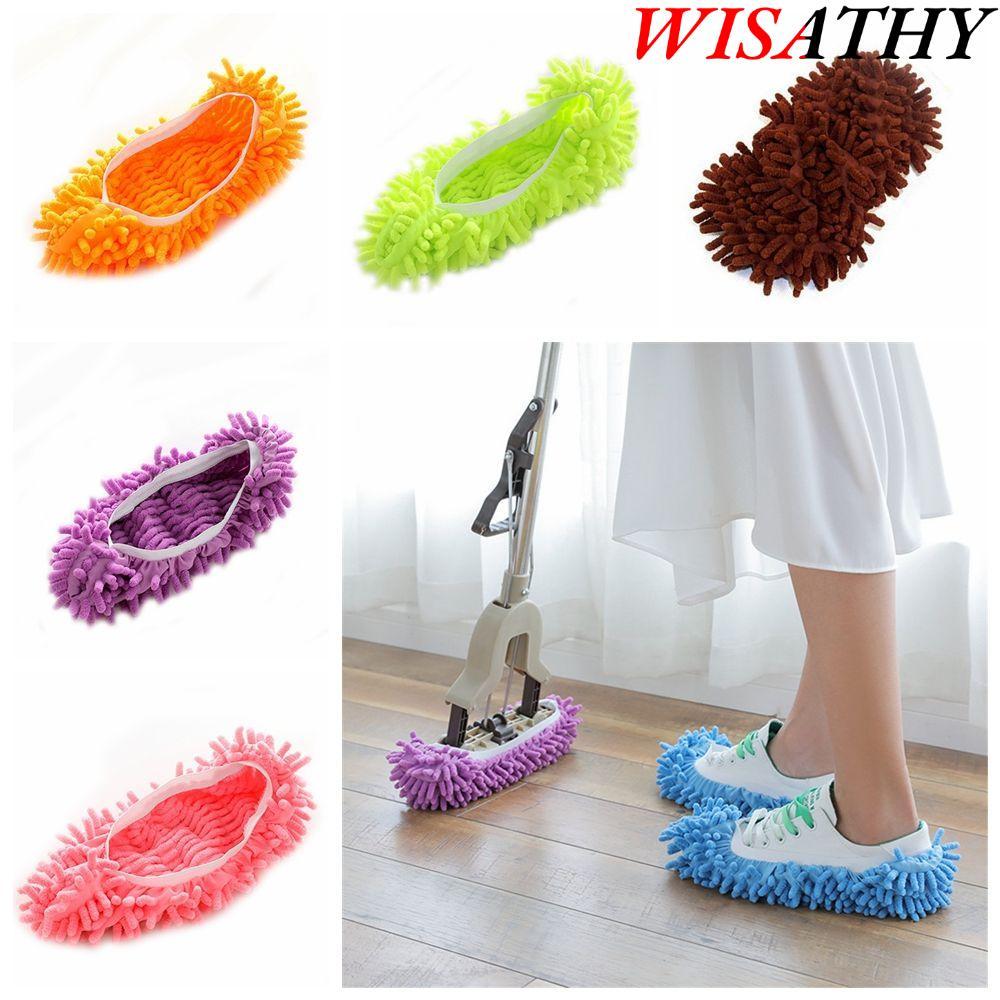 Khăn lau WISATHY Chenille Micro Fiber Bụi sàn đầy màu sắc