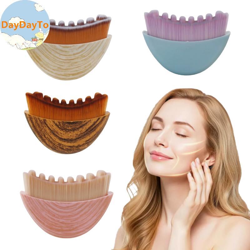DayDayTo Lymphatic Contour Face Brush Dry Brushing Chin Sculpting Lymphatic Thoát Nước Máy Mát Xa Ch