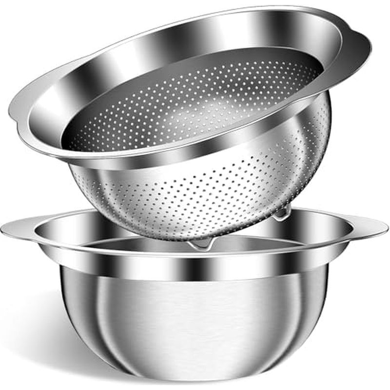 Máy Lọc Inox Cho Nhà Bếp, Máy Lọc Thép Không Gỉ 5 Quarts, Máy Lọc Pasta Cho Spaghetti Trái Cây Rau C