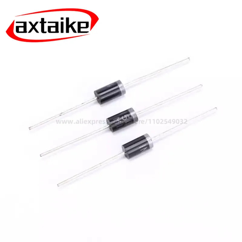 20 Chiếc 1N5401 1N5404 1N5408 DO-27 3A 100 / 400 / 1000V DIP Chỉnh Lưu Diode IN5501 IN5044 IN5408 54