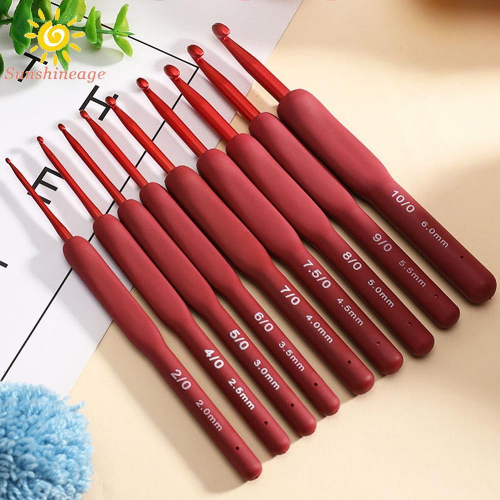 【SUNAGE】Enjoy Long Lasting Crochet Sessions with this 2mm 6mm Ergonomic Crochet Hook Set【HOT Fashion
