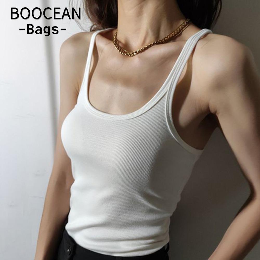 Áo vest và áo ba lỗ không tay màu trơn BOOCEAN, kèm áo liền quần mềm mại