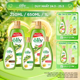 Dầu Gội ÔLIV Nuôi Dưỡng Tóc Chắc Khỏe Bồng Bềnh/Ngăn Gãy Rụng/Phục Hồi Hư Tổn 250ML/650ML/1L