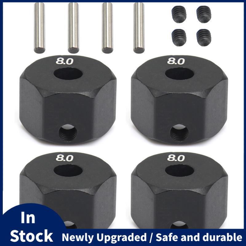 4 12MM Bánh Xe Lục Giác Hub Cho 1 / 10 RC Bánh Xích SCX10 Traxxax Trx4 MST RC Xe Phần