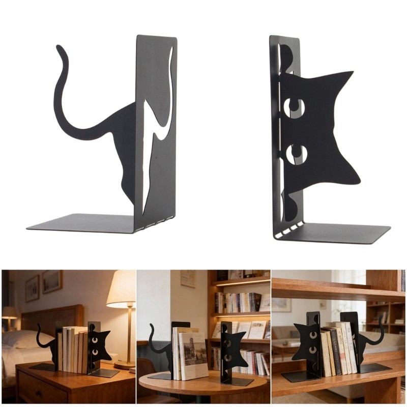 GOOD Hollow Book Display Stand Bookends Display Book Picture Album Notebooks