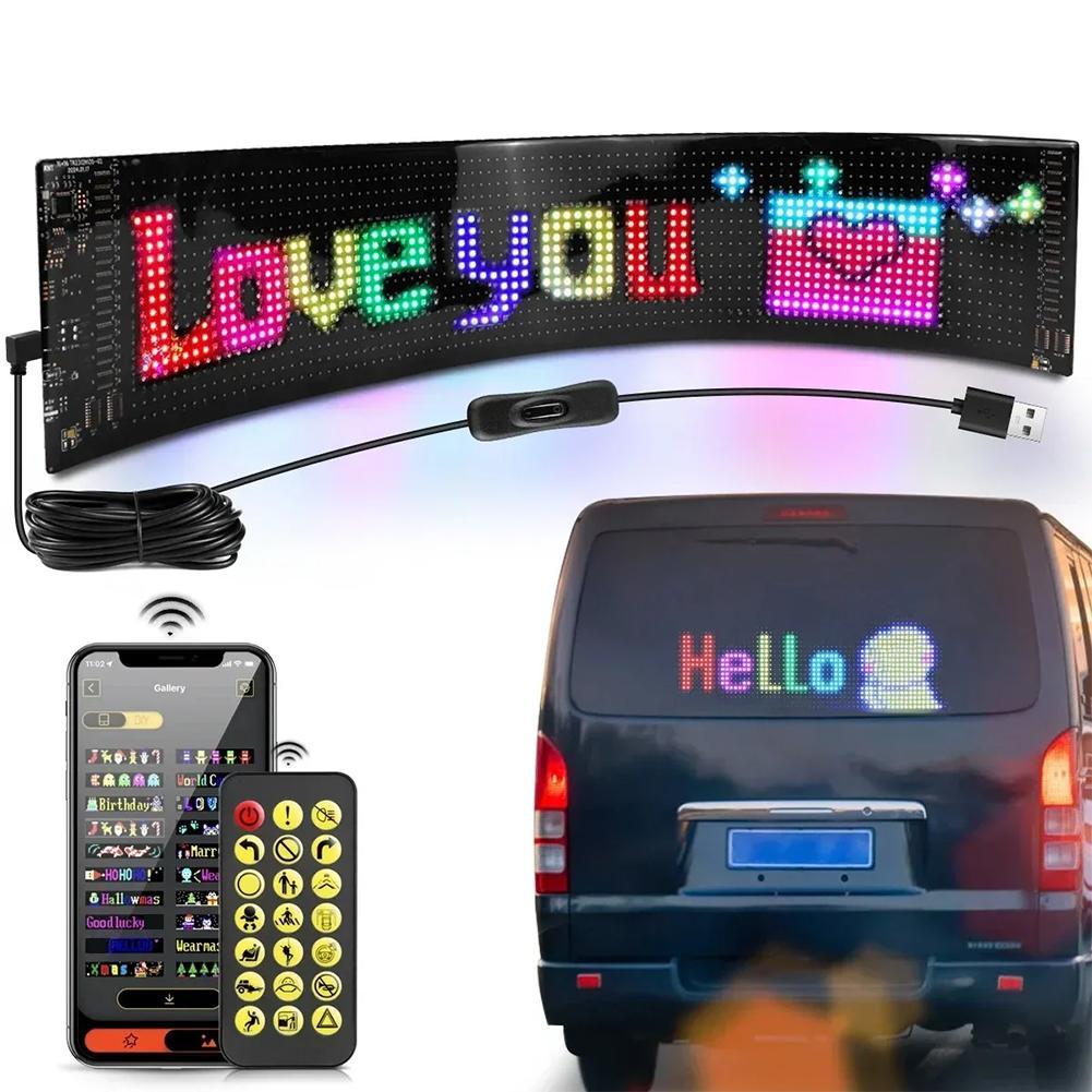 Led Car Sign Soft Screen Nhà sản xuất nguồn xuyên biên giới, Màn hình nhỏ Led Car G8c9