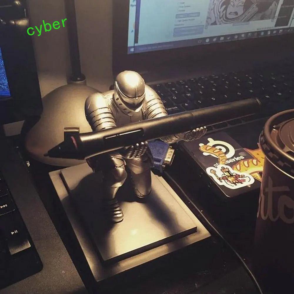CYBERLINX Executive Knight Pen Holder, Executive Knight Armor Hero Hero Hero Pen Holder, Quà tặng bạ