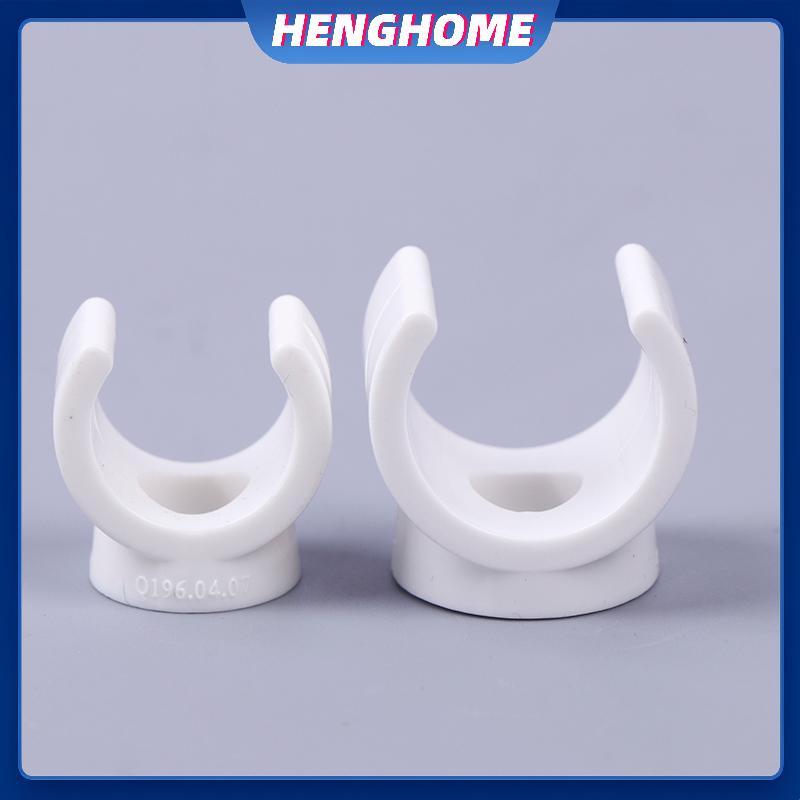 HENGHOME 20 Chiếc 20 Mm PVC Kẹp Nước Kẹp Đầu Nối Phù Hợp Cho 0.5 / 0.79 Inch OD Khay TV Ống Móc Treo