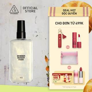 Chai Xịt Cố Định Lớp Trang Điểm 3CE 3CE Shimmer Makeup Fixer