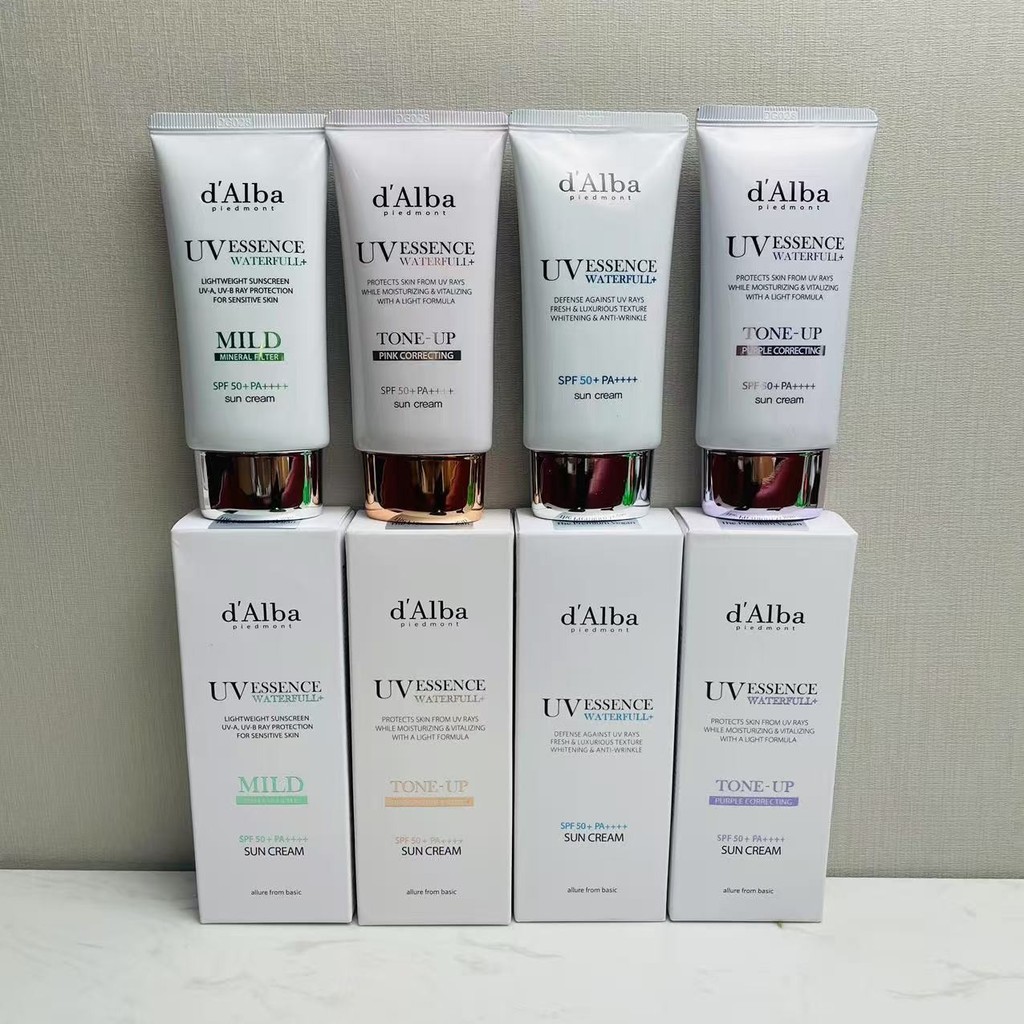 Hàn Quốc Kem chống nắng dalba dalba Hàn Quốc Dưỡng ẩm Nước thuần chay Làm sáng tự nhiên Cách ly Kem 